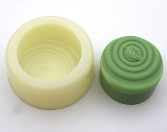 Round Leaf Silicone Soap Mold: Soap Lotion Bar Mould