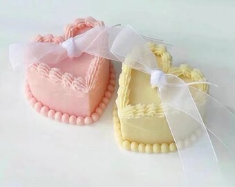 Heart Cake Silicone Mold: Mousse Cake, Pudding, Soap, Candle Making