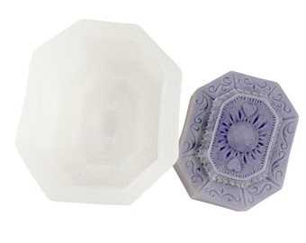 Stampo per sapone in silicone: strumento per la creazione di saponette al cioccolato in stile vintage