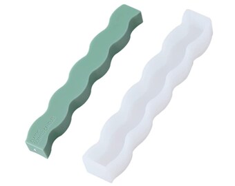 Stampo per candele a onde lunghe in silicone: strumento per la produzione di lozioni per sapone e candele profumate in cera