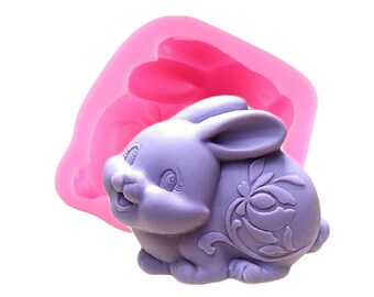 Easter Rabbit Cake Decorating Food Grade Silicone Jello Sugar Chocolate Fondant Molds