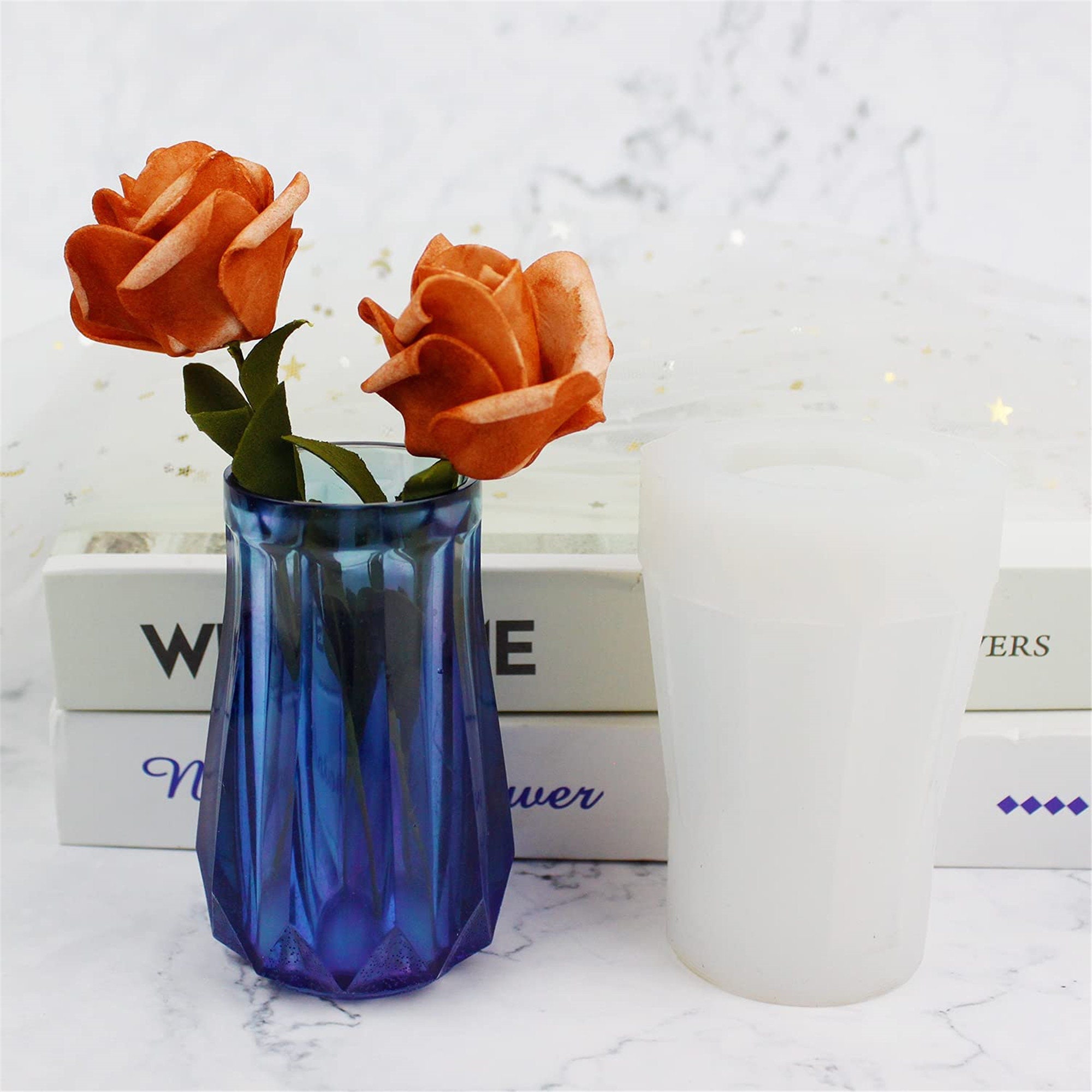 Resin Vase Molds Flower Pot Silicone Mold Epoxy Bottle Etsy