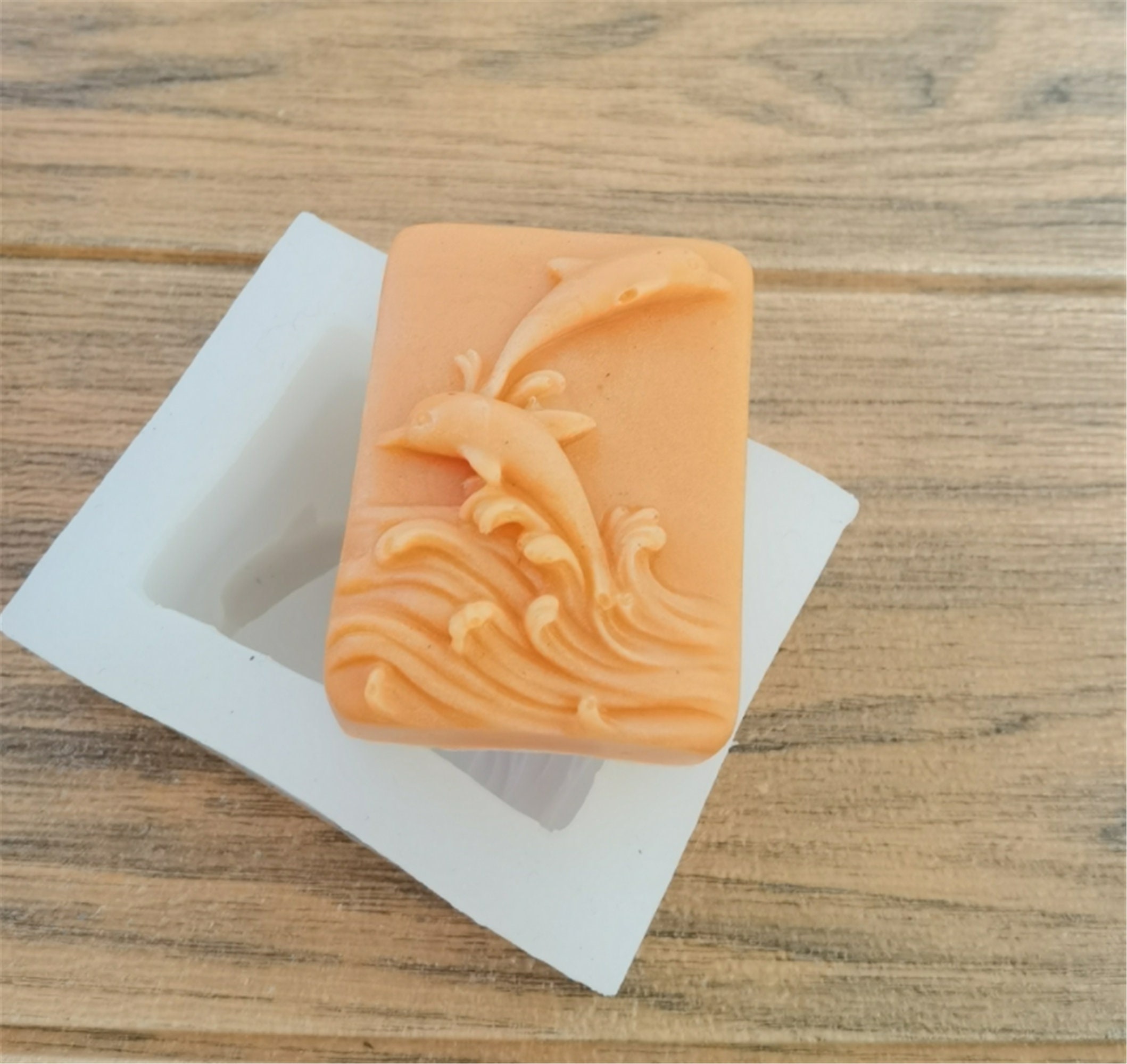 Lovely Dolphins Craft Art Silicone Soap Mold Craft Molds Etsy