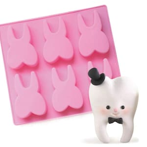 Chocolate Candy Mold Small Tooth,Silicone Gummy Molds, Jelly Molds, Ice Cube Tray, Gelatin Mold, Soap Mold, Cake Making Decoration
