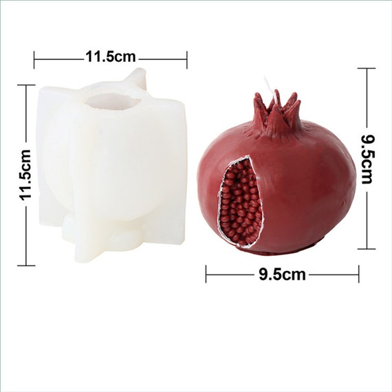 3D Fruit Silicone Candle Mold Candle Mold Unique Candle 