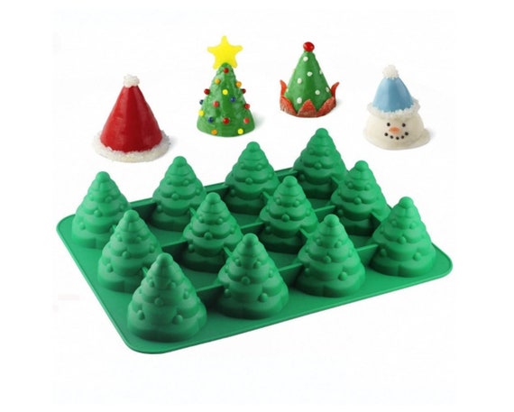 3D Christmas Tree Silicone Mold for Mousse Cake Baking Ice -  Sweden