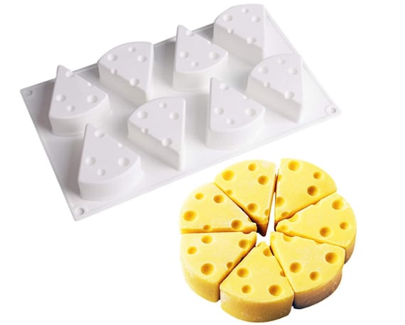 Moule à mousse en silicone en forme de fromage 3D pour la cuisson de  gâteaux, de bonbons, de pâtisseries, de moules à chocolat / 8 cavités  antiadhésives -  France