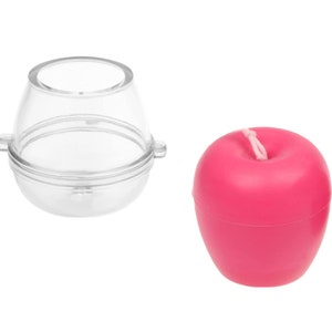 Apple Shaped Candle Mold - Plastic Candle molds for Candle Making