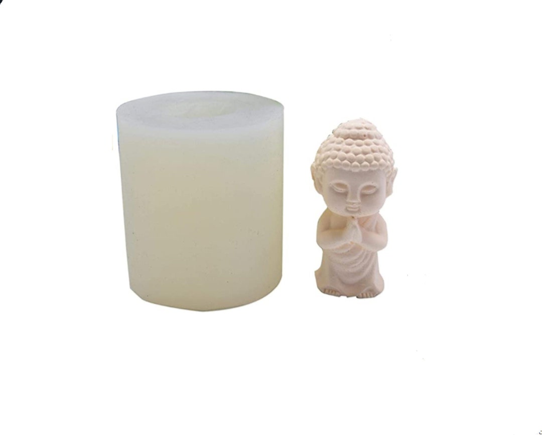 Moule En Silicone Pour Bougie Bouddha : Statue De Méditation Lotus