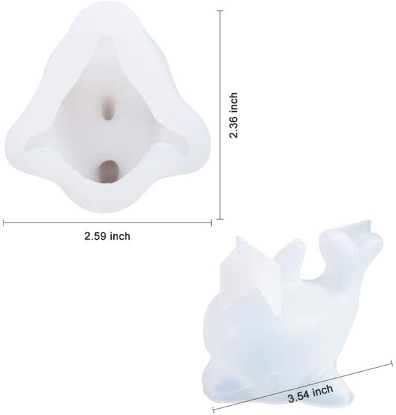 2 Pack 3D Dolphin Silicone Resin Fondant Mold Epoxy Casting Mould for DIY Craft Soap Candle Chocolate Cake Decoration Tool 2 Pack 3D Dolphin Silicone Resin Fondant Mold Epoxy Casting Mould for DIY Craft Soap Candle Chocolate Cake Decoration Tool