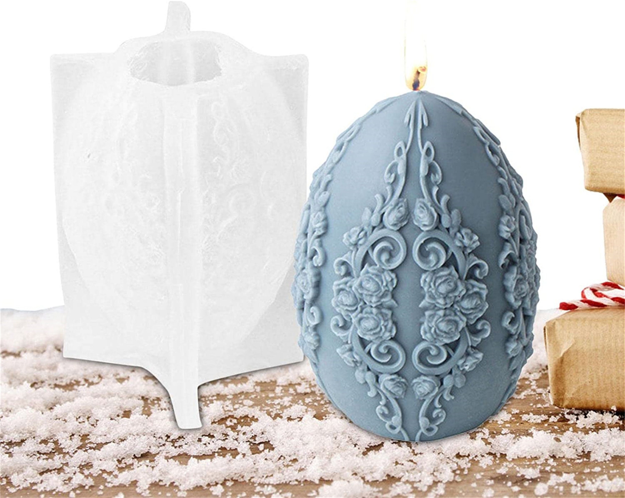 Moule En Silicone Oeuf Pour Réaliser Des Bougeoirs Maison