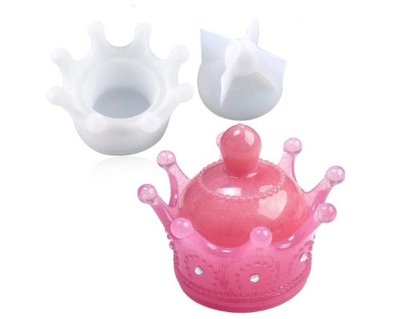 Resin Molds Silicone Jewelry Box, Jar Mold with Lid, Jewelry Box