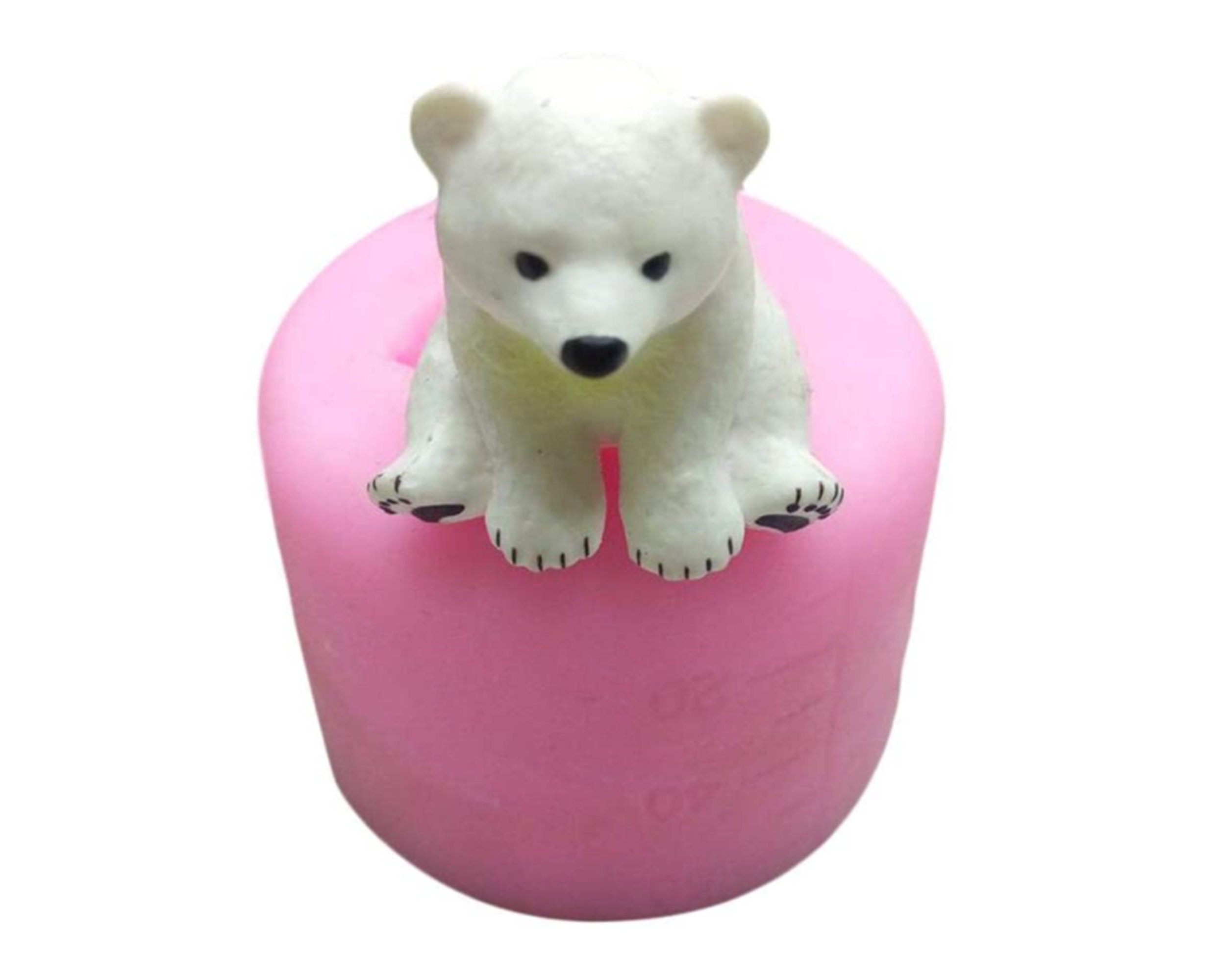 ASAISWO Arctic Bear Mold Bear Candle Mold Animal Mold Bear Jewelry Resin Casting Molds Handmade Silicone Mold for Resin Candle Making Molds Craft Supplies