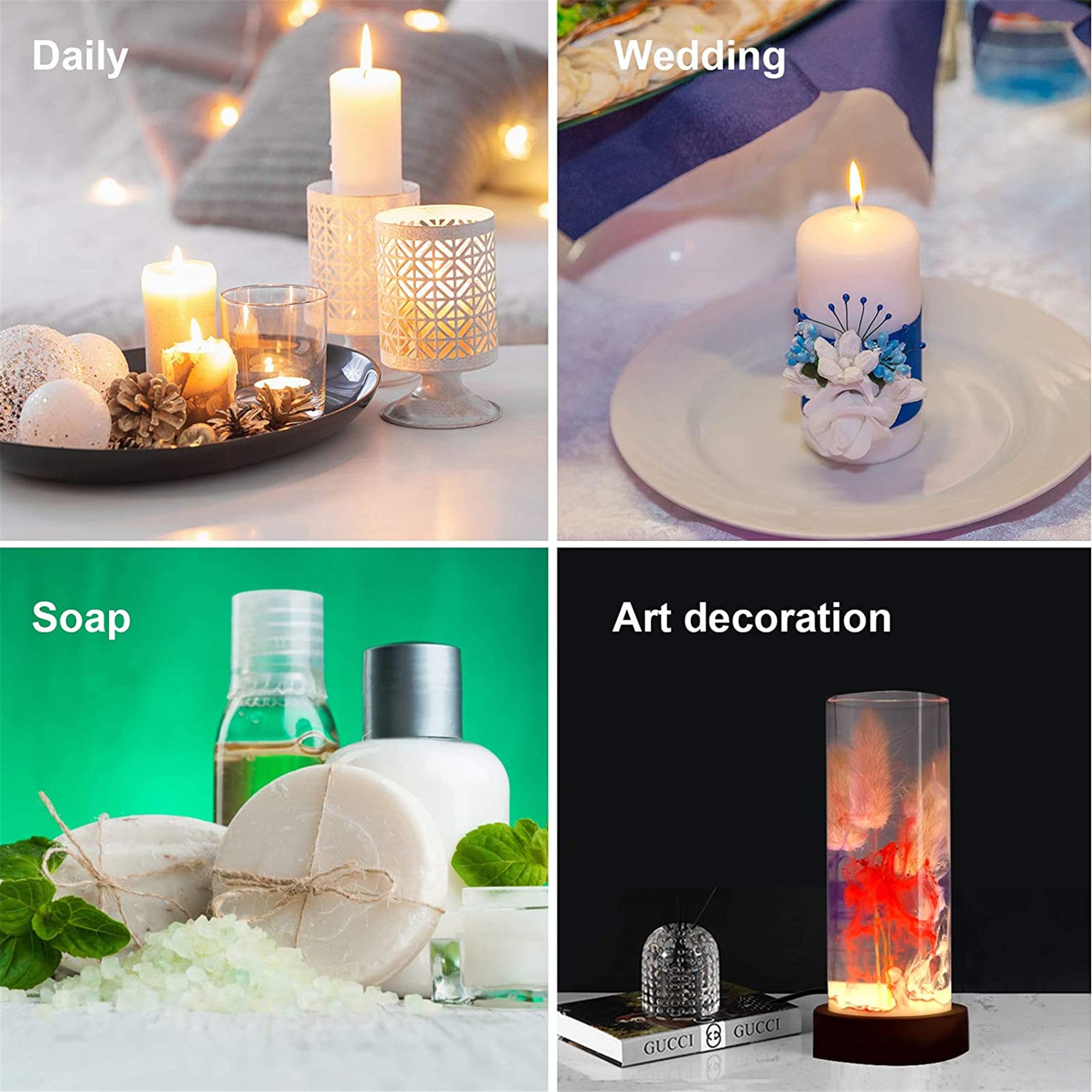 DIY Aromatherapy Wax Silicone Mold Super Popular Personalized Gifts Flower  Ornaments Wax Mold Soap Candle Mold DIY Clay Crafts From Yiyu_hg, $13.77