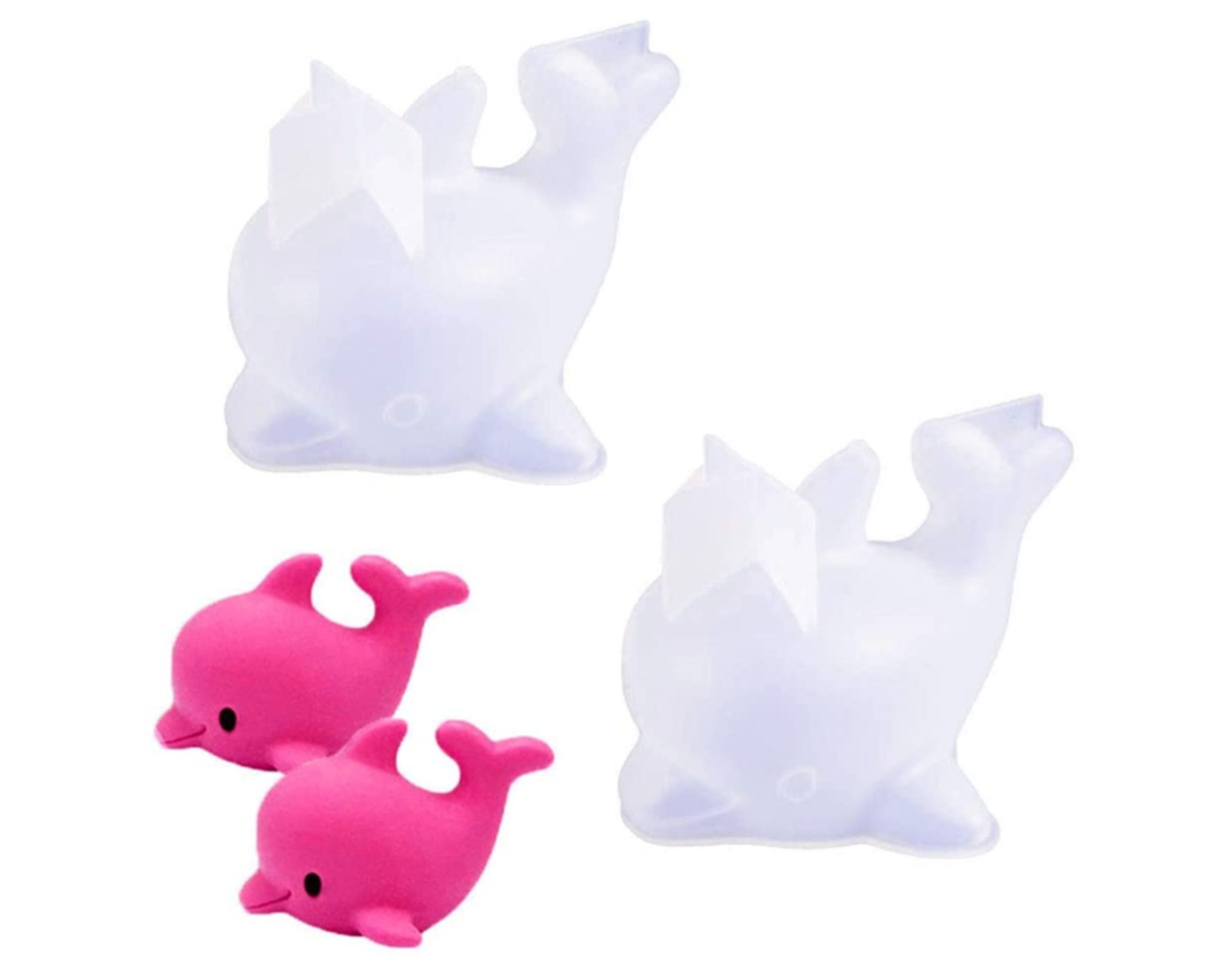 2 Pack 3D Dolphin Silicone Resin Fondant Mold Epoxy Casting Mould for DIY Craft Soap Candle Chocolate Cake Decoration Tool 2 Pack 3D Dolphin Silicone Resin Fondant Mold Epoxy Casting Mould for DIY Craft Soap Candle Chocolate Cake Decoration Tool