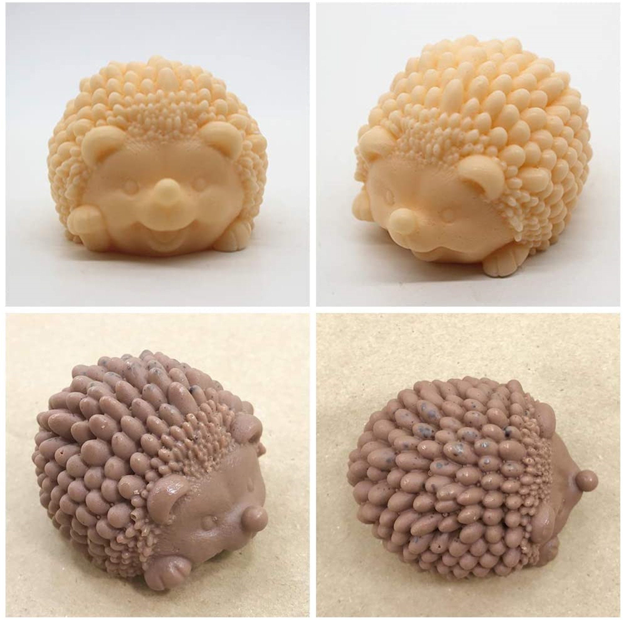 Xidmold Moule Silicone 3D Hérisson - Pour Fondant, Chocolat, Savon, Bougie Et Résine