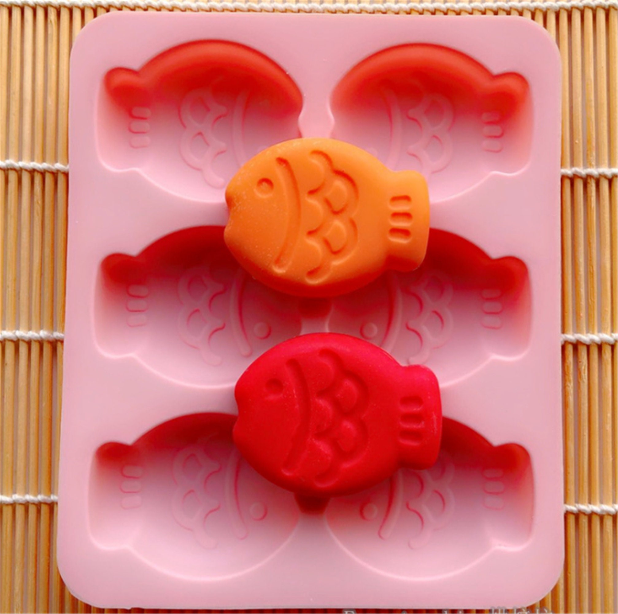 Fish Shaped Silicone Molds for Chocolate Candy Gummy Fondant Etsy