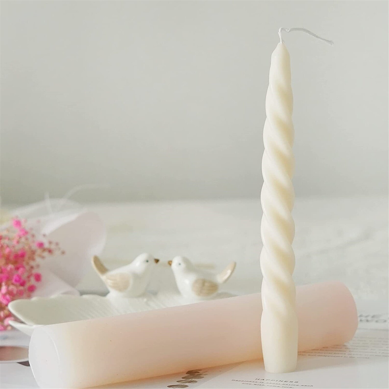 Spiral Taper Candle Mold Taper Mold DIY Silicone Candle Etsy