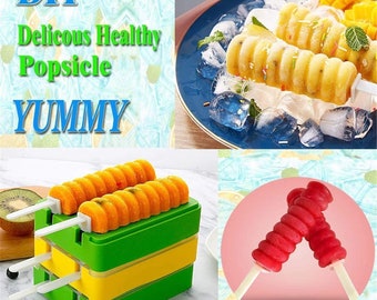Cute Animals Popsicle Molds With Lids 20 Sicks for Kids Candy Cake POP Molds  Ice Tray 