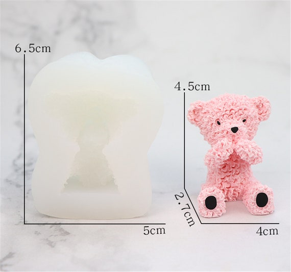 Teddy bear fondant shop mold