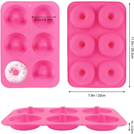 Molde Silicona X 6 Donas Donuts Goma Horno Roscas Reposteria