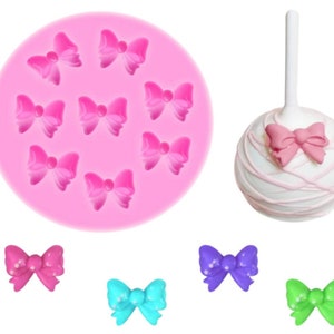 Bowknot Silicone Molds: Fondant, Chocolate, Candy, Cake Decoration - DIY Baking