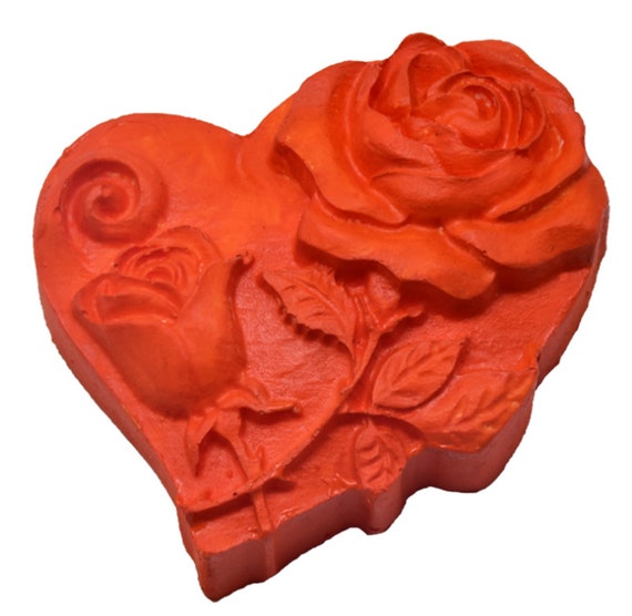  Moldes para velas del día de San Valentín, 3 piezas de moldes  de silicona con forma de corazón de amor, molde de resina epoxi, moldes de  aromaterapia para jabón, pasteles de