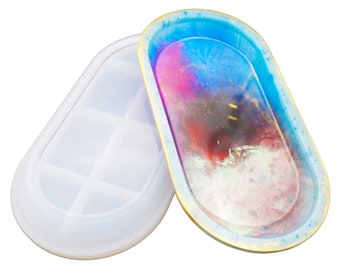 Oval Dish Silicone Resin Molds: DIY Jewelry Tray, Soap Dish