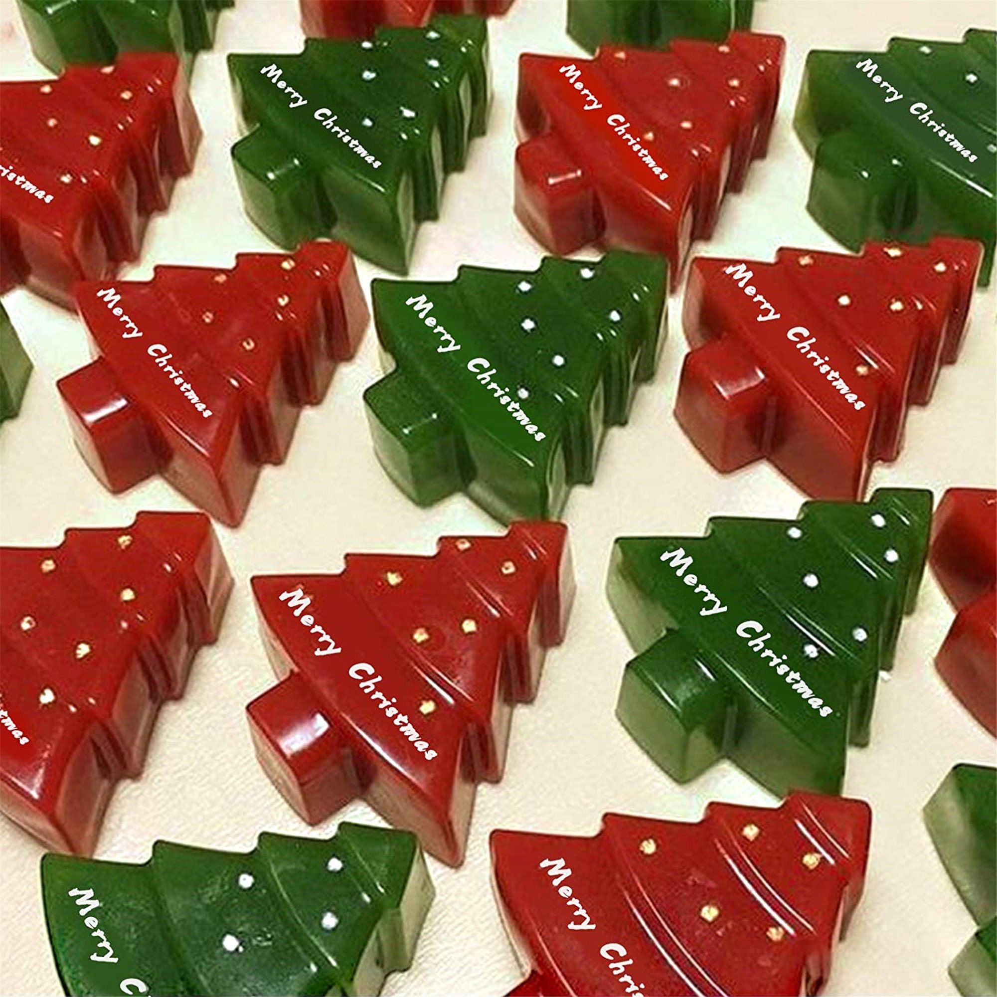 4 Weihnachtsbaum-Formen Aus Silikon – Perfekt Zum Backen, Für Süßigkeiten, Seife, Kerzen & Basteln