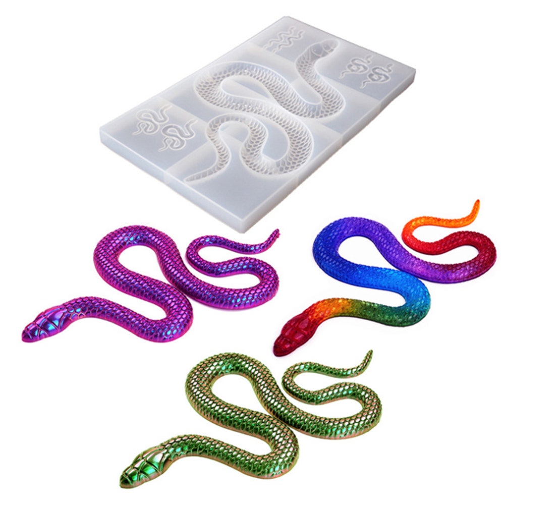Large Snake Siliconemold: Epoxy Resin Making Wall Hanging & Serpent ...