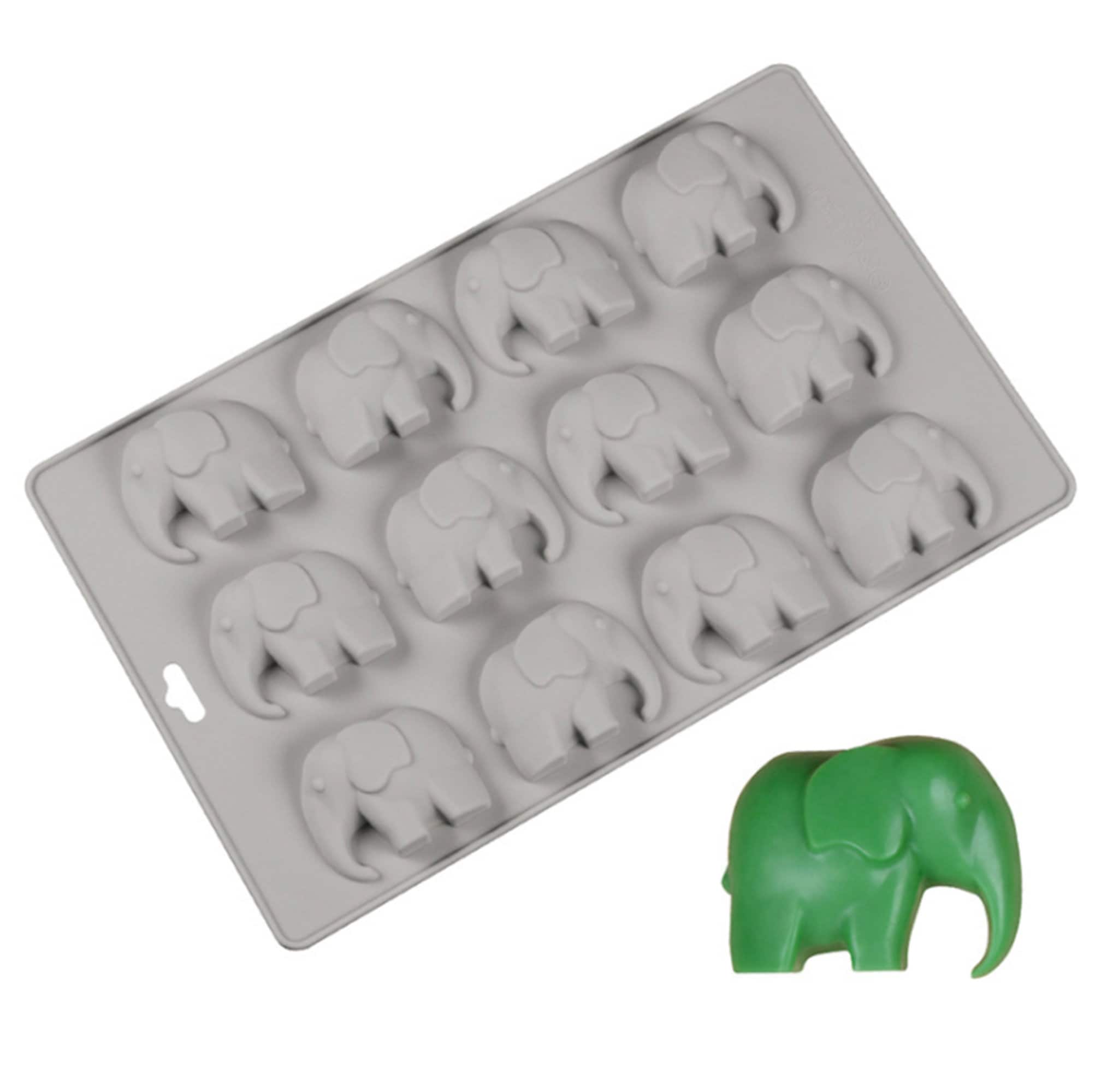 1pc Cute Animal Shape Ice Cube Tray Elephant And Dinosaur - Temu