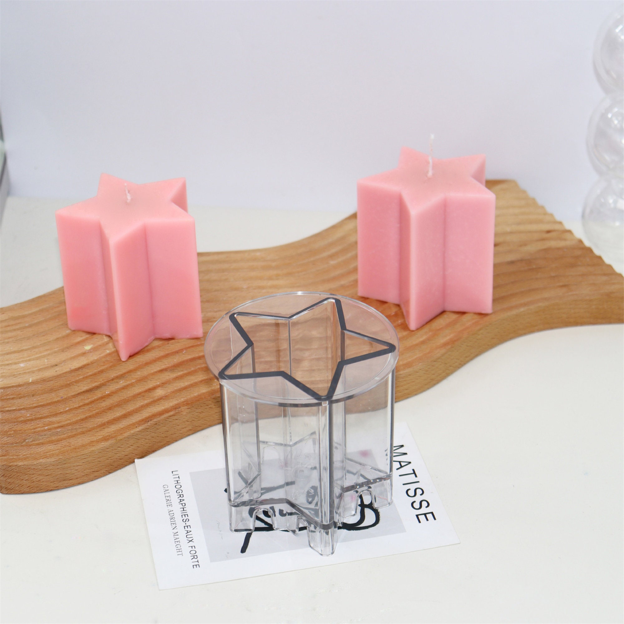Moules Silicone Pour Bougies Chiffres 0-9 - Kit 3 Pièces Avec Bougeoirs, Pour Résine époxy Et Plâtre