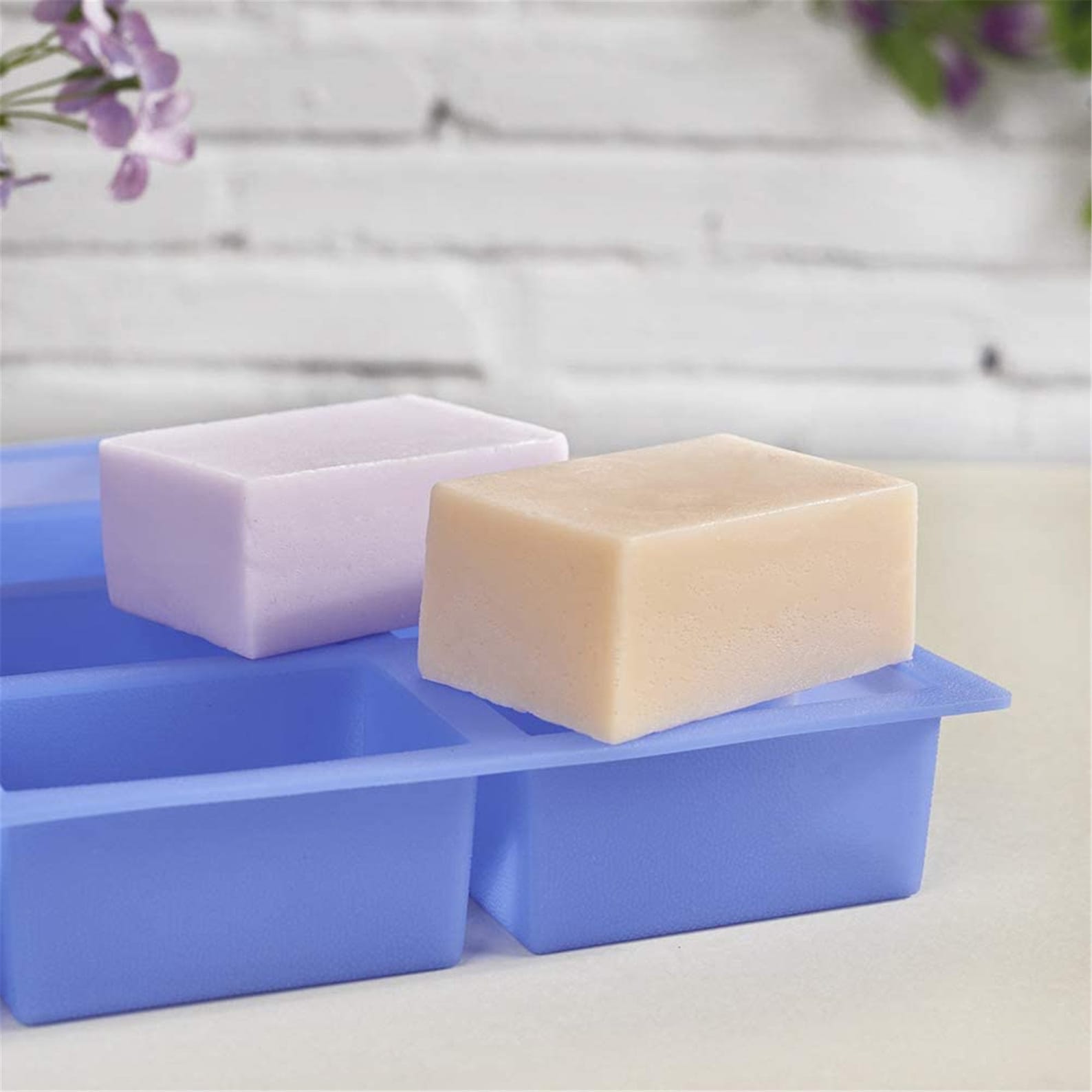 Rectangle Silicone Soap Mold12 Bar Soap Mold for Soap Making | Etsy
