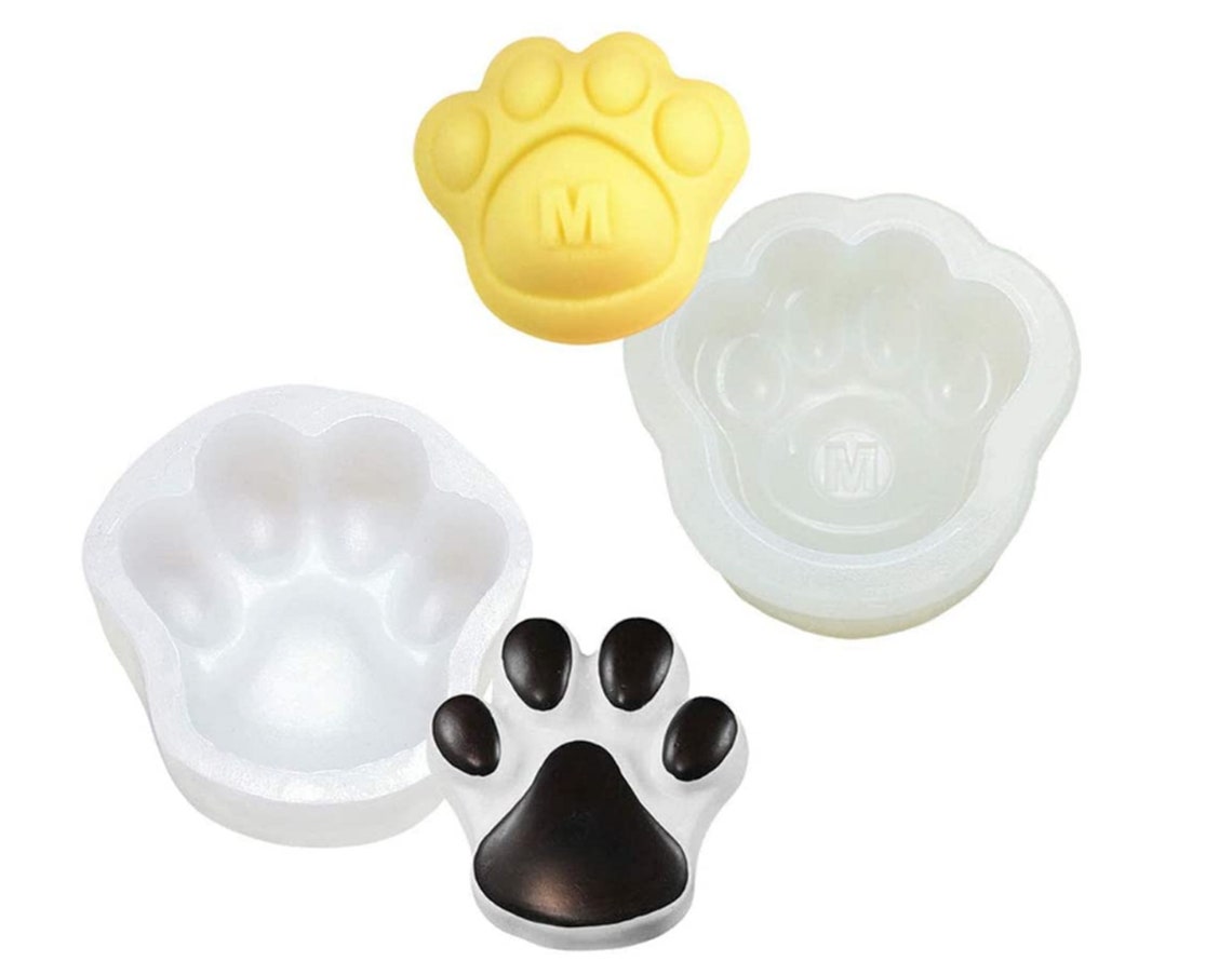DIY Large Pet Paw Resin Casting Mold Dog Paw Silicone Mold for Etsy