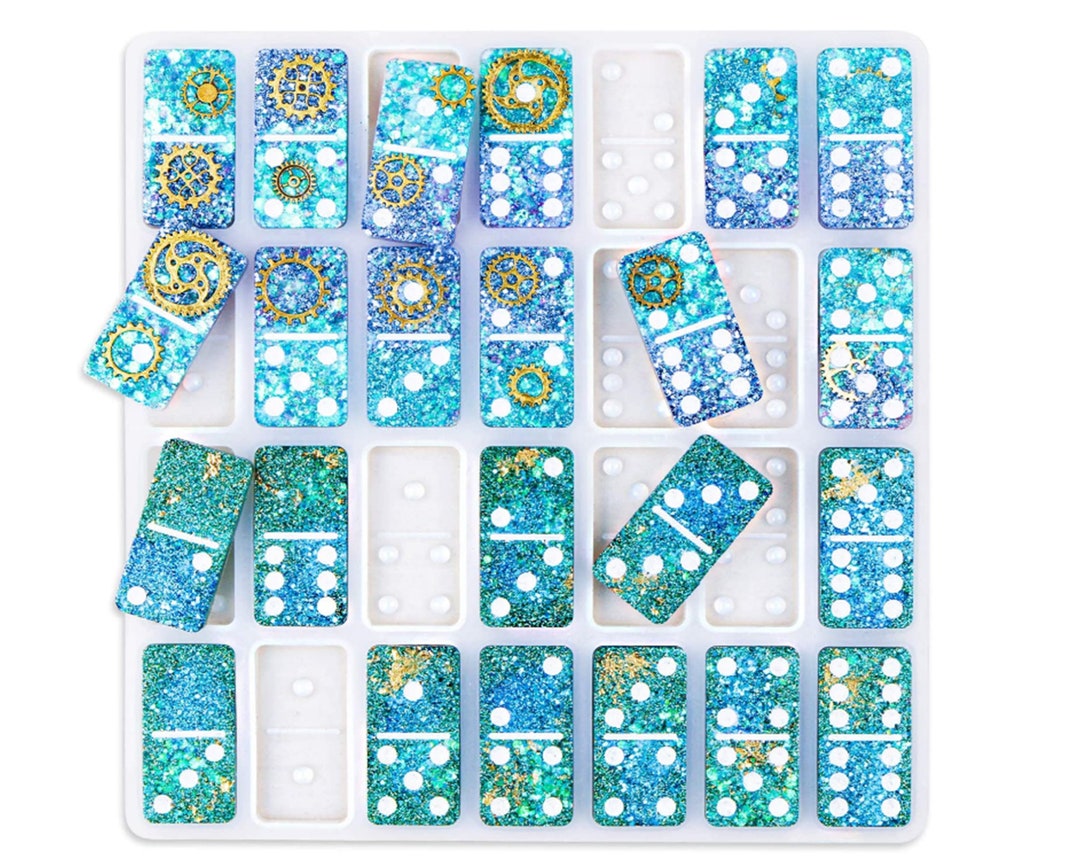 Resin Casting Domino Silicone Molds for Epoxy Resin Silicone