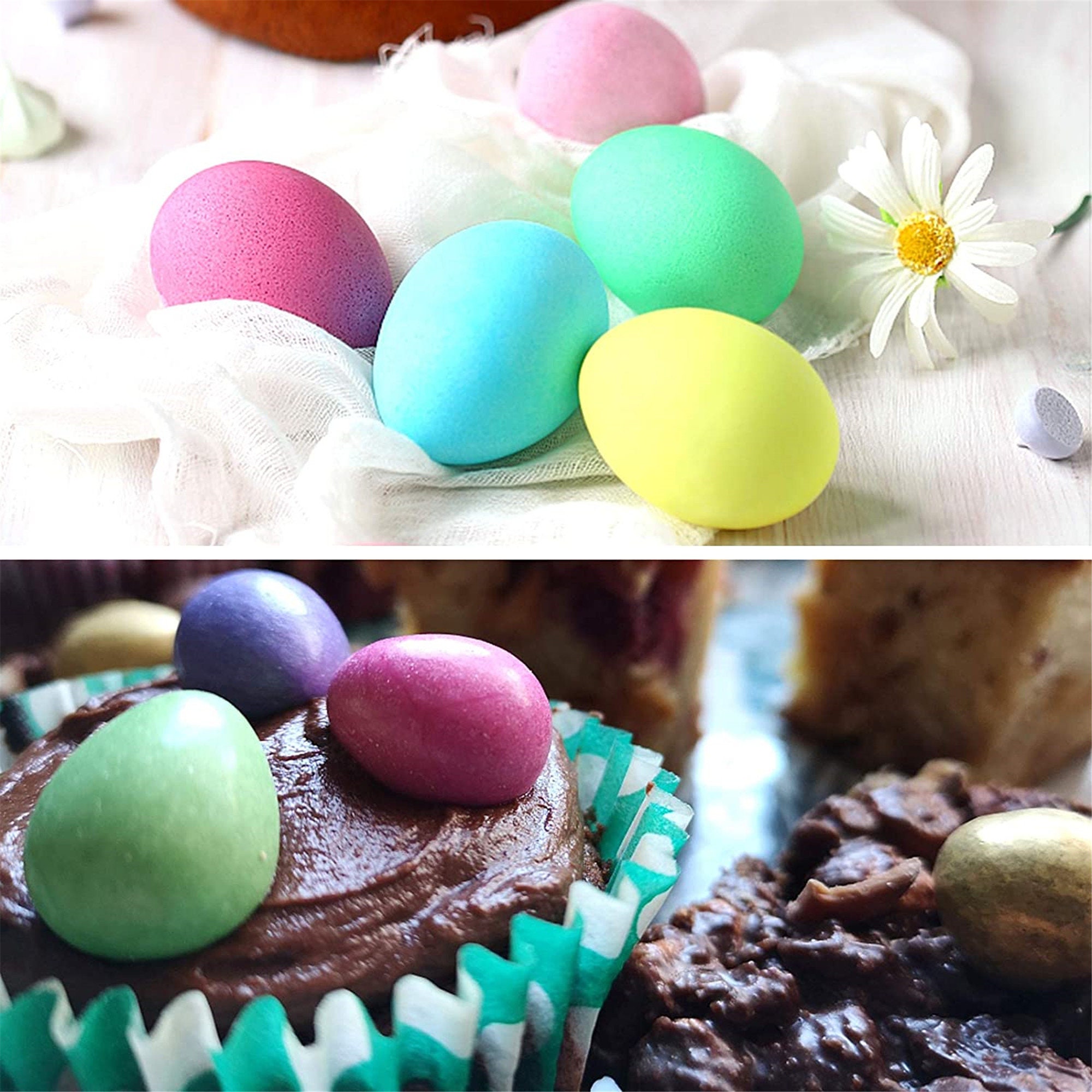 2PCS 3D Easter Egg Baking Mold 2 Sizes Easter Egg Silicone Etsy