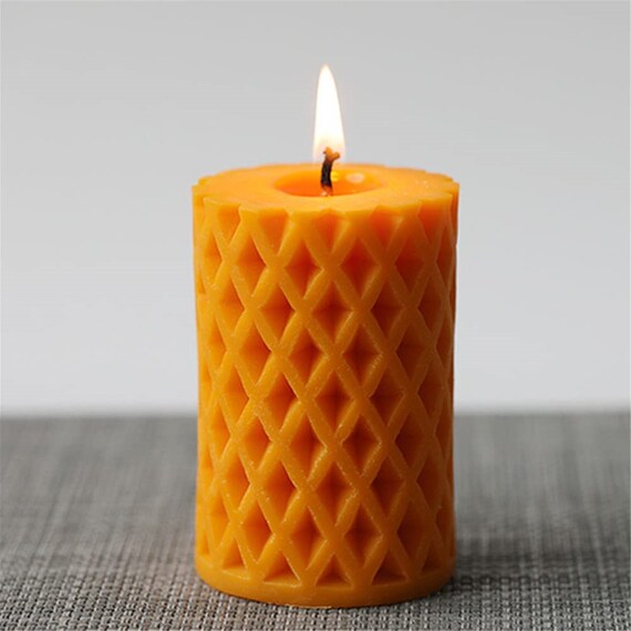  Candle Making Molds Cylinder Soap Mold - 3D Cylinder Shaped  Silicone Mold