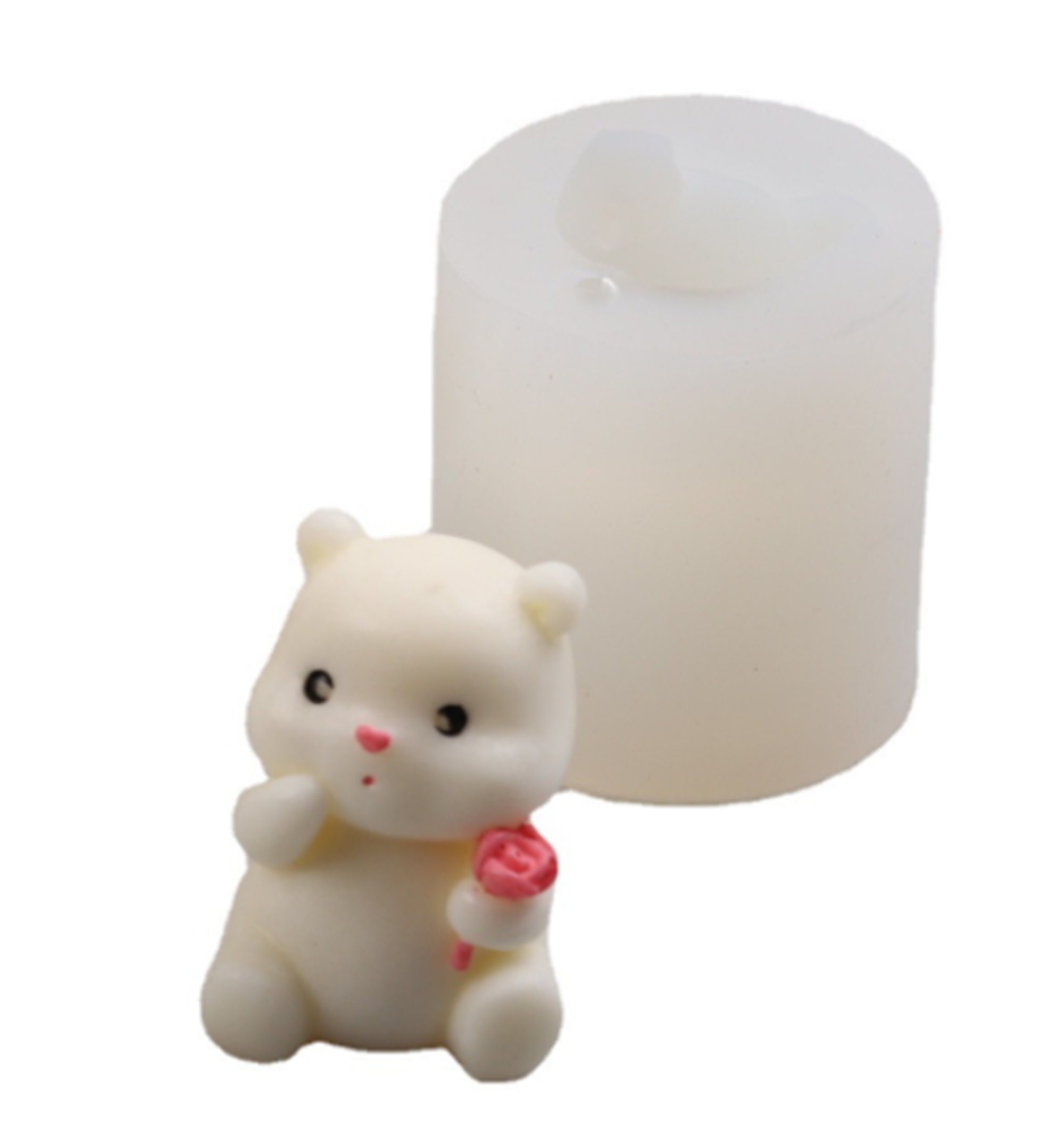 Bear Ice Cube Mold Food Grade Silicone Odourless Cartoon Whiskey