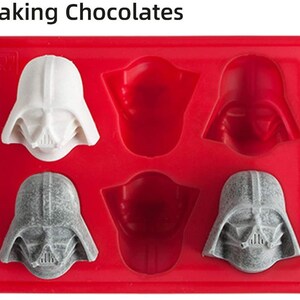 Moules à bonbons au chocolat en silicone pour les fans de Star Wars, Moule pour Jello, Décoration de gâteau, Caryon, Pudding, Cire, Glaçon image 6