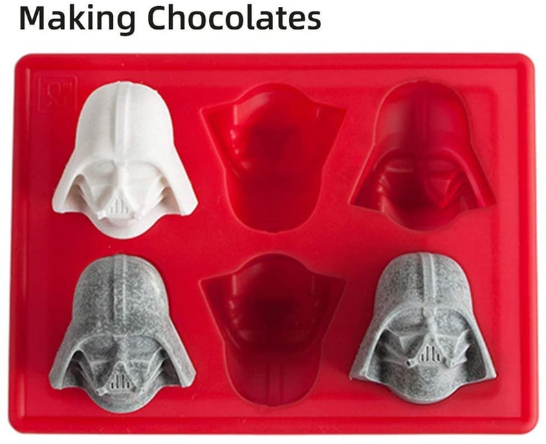 Moules à bonbons au chocolat en silicone pour les fans de Star Wars, Moule pour Jello, Décoration de gâteau, Caryon, Pudding, Cire, Glaçon image 6