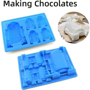 Moules à bonbons au chocolat en silicone pour les fans de Star Wars, Moule pour Jello, Décoration de gâteau, Caryon, Pudding, Cire, Glaçon image 7