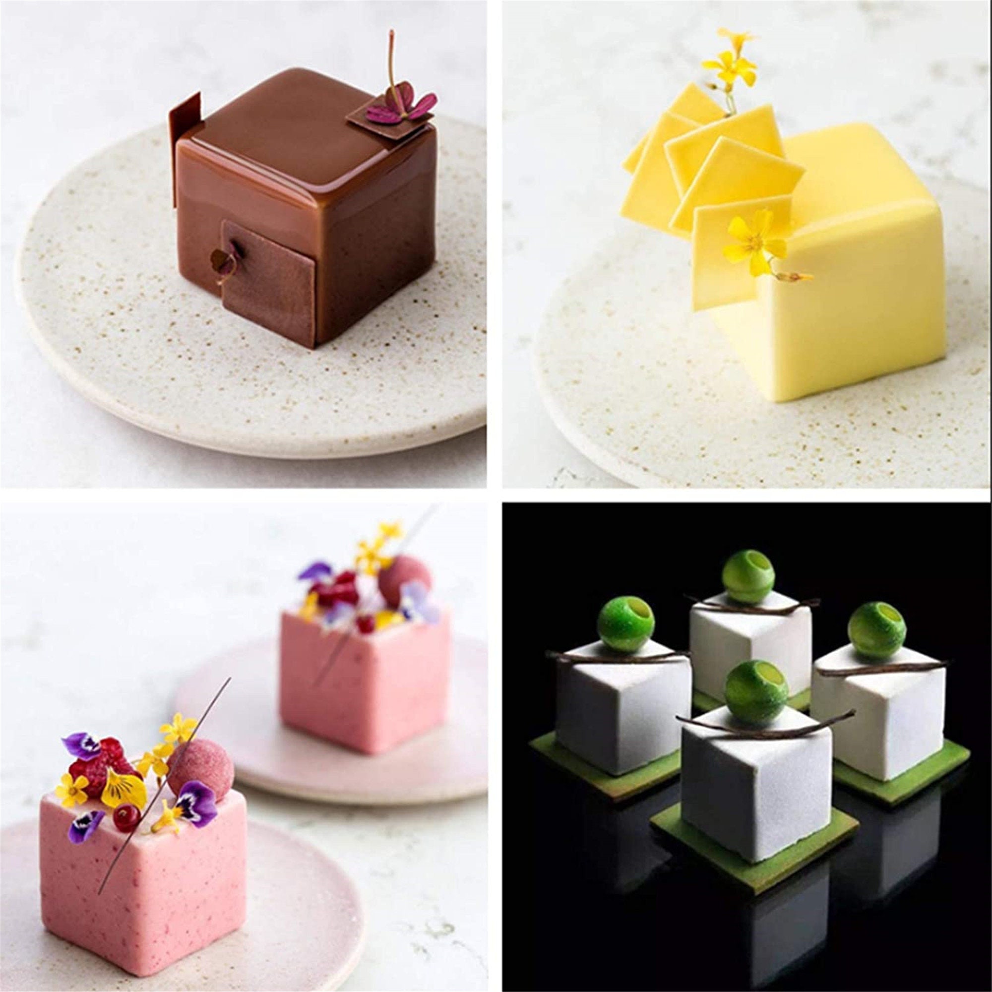 Small Cube Cakes