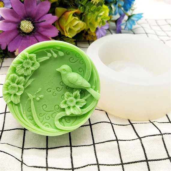 Bird Soap Mold Handmade Soap Silicone Mold Soap Mold Candle Mold Ice  Sculpture Mold Bird Soap Mold Aroma Plaster Mold 