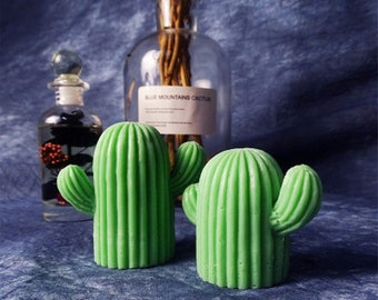 Moules Silicone Bougies Résine époxy Lot De 10 Moules En Silicone 3D En Forme De Cactus – Pour Bougies Et Résine Époxy, Réutilisables Moules Résine époxy Artisanat