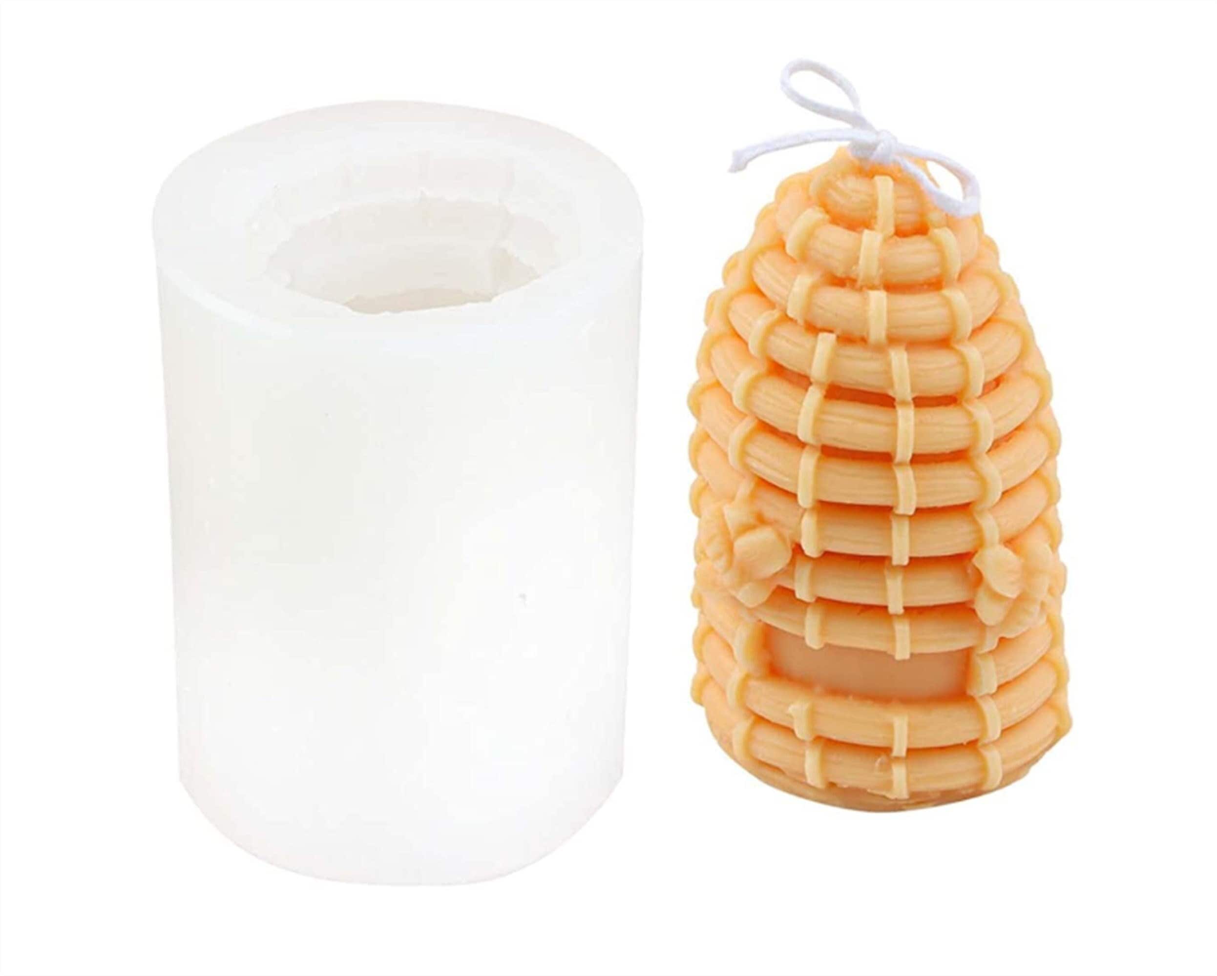 Candle Silicone Mold 3D Bee Honeycomb Beehive Form for Candle Making  Supplie Homemade Beeswax Soap Crayon Wax Melt Hives mould