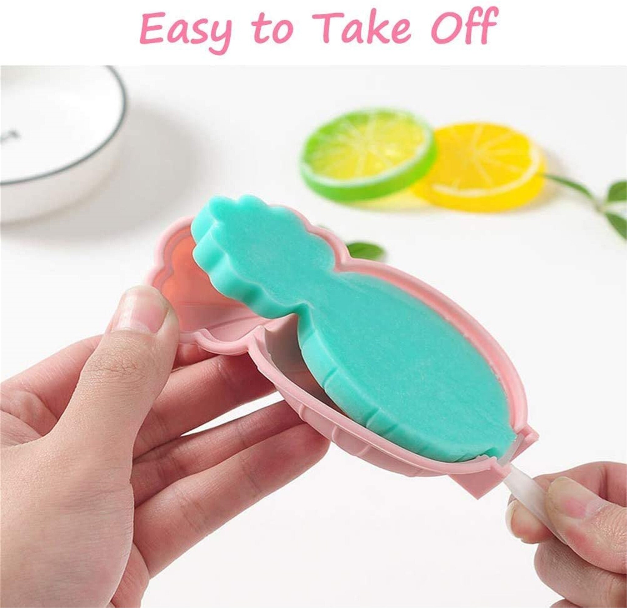 Silicone Popsicle Molds 4 Pack Ice Cream Mold Reusable Soft Etsy