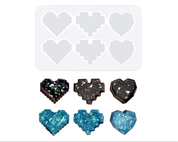 1pc Heart Shape Silicone Molds Resin Epoxy Casting Mold Jewelry Making  Supplies