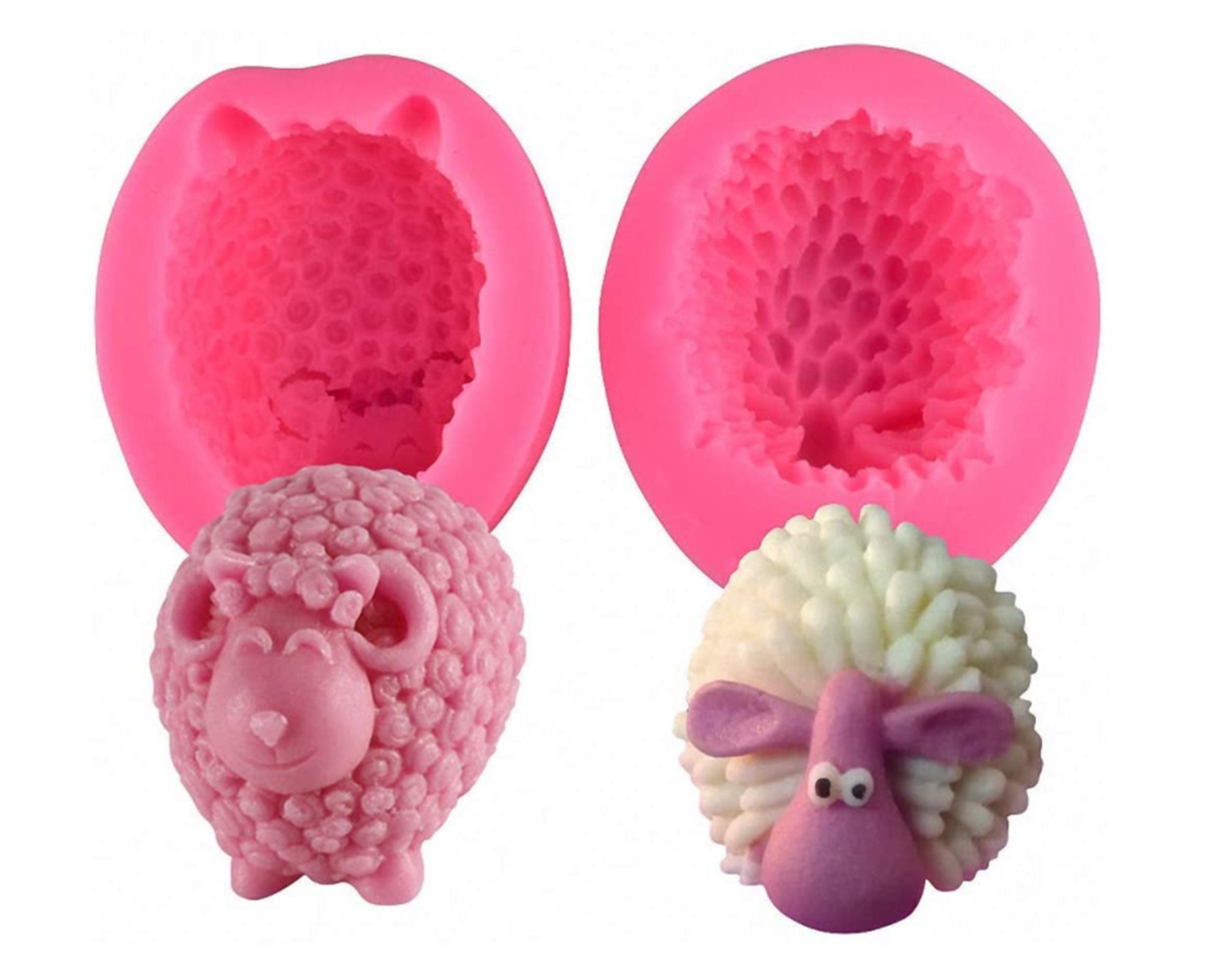 3D Sheep Shape Silicone Chocolate Mold DIY Goat Candy Fondant Etsy 日本