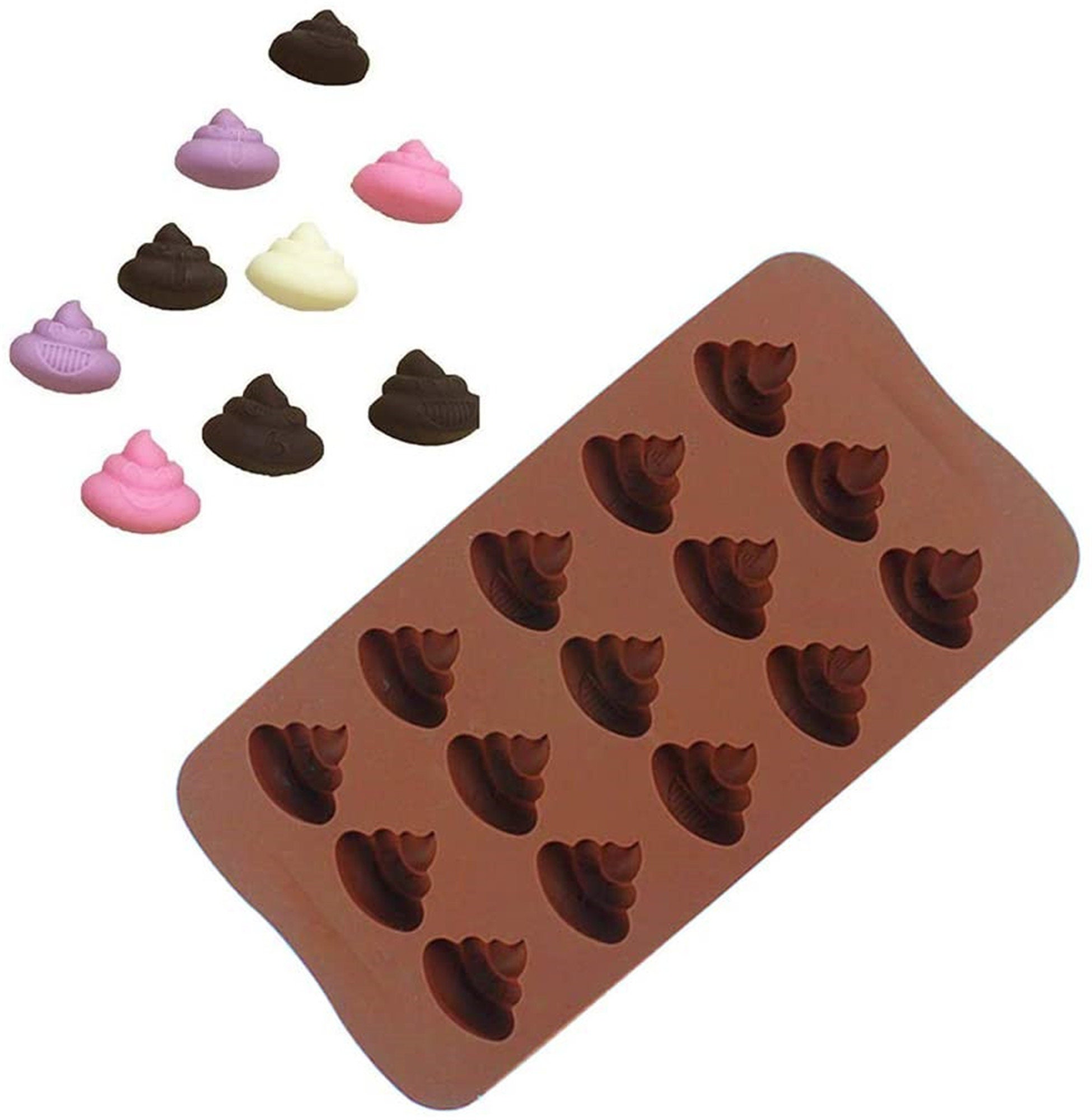 2Pcs Poop Silicone Molds Silicone Funny Poop Molds for Etsy