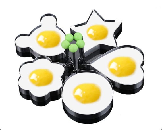 Silicone Egg Rings Round - NUIBY Non Stick Fried Egg Mold